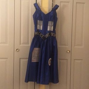 Costume Handmade Dr Who TARDIS Dress